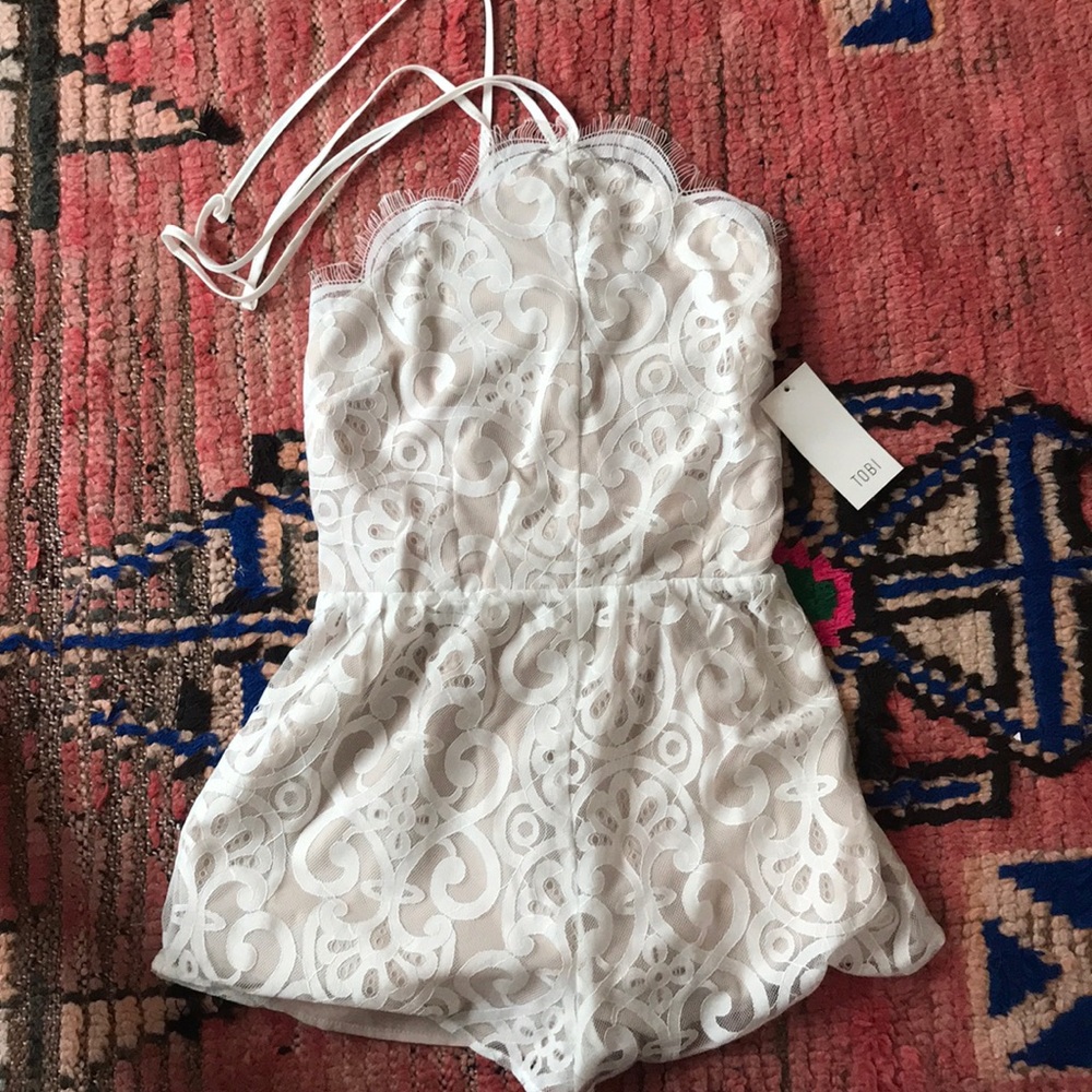 Tobi white Romper